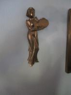 partij gouden kleur beelden, hangend foto1 en 2, en staande, Ophalen of Verzenden, Zo goed als nieuw