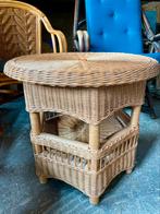 Diverse rotan, bohemian lounge stoelen & tafels, vintage, Ophalen, Gebruikt, Bruin, Vier