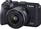 Canon EOS M6 Mark II + alle lenzen (6) compleet + meer, Audio, Tv en Foto, Fotocamera's Digitaal, Canon, 33 Megapixel, Ophalen of Verzenden