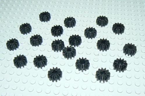 L677 Technic tandwielen zwart 12 tanden 20 st., Kinderen en Baby's, Speelgoed | Duplo en Lego, Nieuw, Lego, Losse stenen, Ophalen of Verzenden