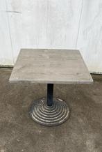 7 stuks horeca terrastafels bistro gietijzer 80x80 gebruikt, Ophalen, Gebruikt