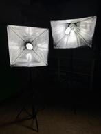 Bresser daglichtset met achtergrondsysteem, Ophalen, Zo goed als nieuw, Complete fotostudio