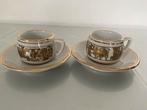 Set Espresso Kop- en Schotels 24 krt. Goud, Ophalen of Verzenden