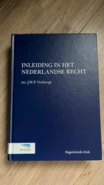 J.W.P. Verheugt - Inleiding in het Nederlandse recht, Boeken, Ophalen of Verzenden, Zo goed als nieuw, WO, J.W.P. Verheugt