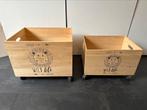 Opruimkisten opbergkisten op wieltjes, 2 verschillende maten, Ophalen, Zo goed als nieuw, Minder dan 50 cm