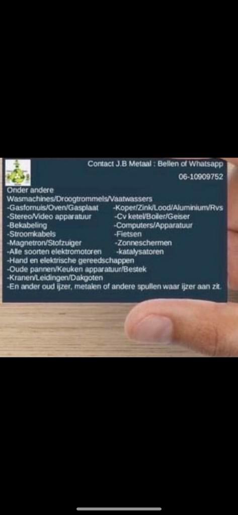 Gratis ophaalservice gebruikt/ defect witgoed en oud ijzer, Witgoed en Apparatuur, Wasmachines, Gebruikt, Ophalen of Verzenden