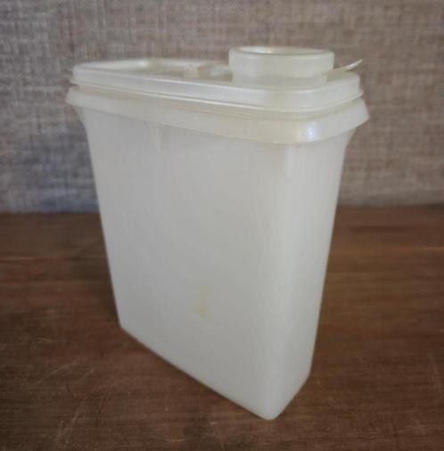 Tupperware voorraadbus met schenktuitdeksel 16 x 14 x 8cm, Huis en Inrichting, Keuken | Tupperware, Zo goed als nieuw, Bus of Trommel