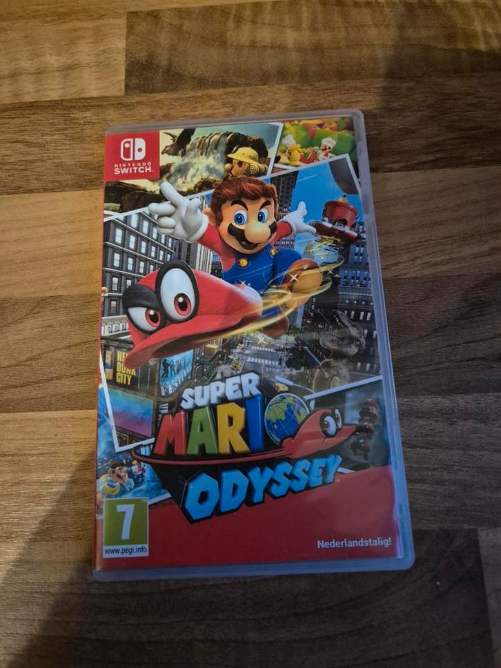 Super Mario Odyssey - Nintendo Switch, Spelcomputers en Games, Games | Nintendo Switch, Zo goed als nieuw, Platform, 1 speler