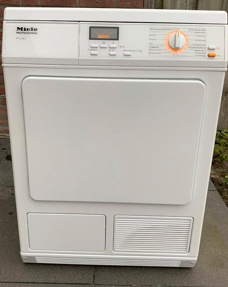 Professionele condensdroger droger Miele PT5135C, Witgoed en Apparatuur, Wasdrogers, Refurbished, Condens, Voorlader, 6 tot 8 kg