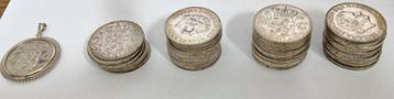 nederlands zilver gld,knaak,tientje,5 gld,50 gld beschikbaar voor biedingen