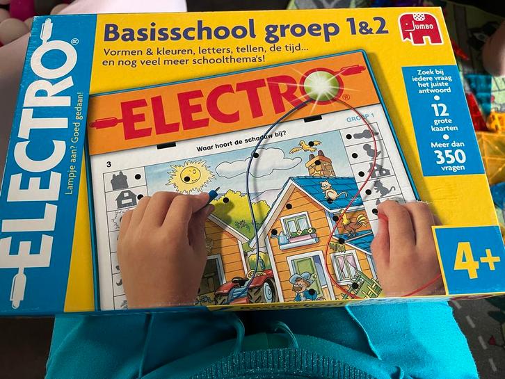 Jumbo Electro Basisschool Groep 1/2, Kinderen en Baby's, Speelgoed | Educatief en Creatief, Gebruikt, Taal en Lezen, Met licht