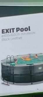 BestWay Steelpro met koepel, Tuin en Terras, Rond, 300 cm of meer, Zo goed als nieuw, Opzetzwembad