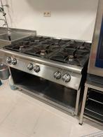 6 gasfornuis + dampkap, Ophalen, 60 cm of meer, Zo goed als nieuw, Gas