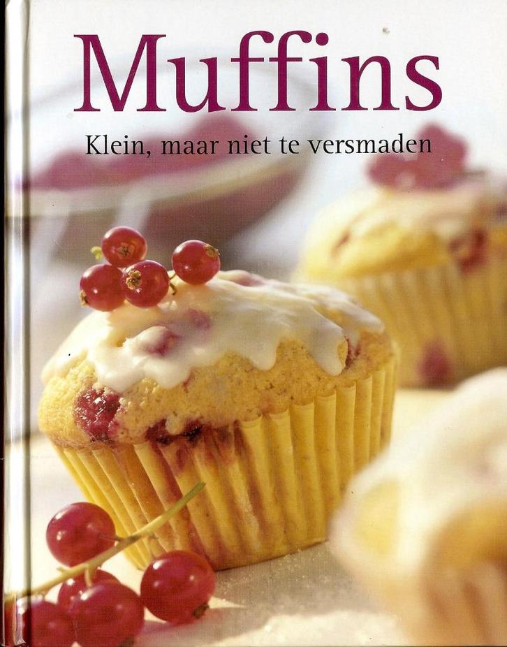 Muffins - Klein , maar niet te versmaden, Boeken, Kookboeken, Zo goed als nieuw, Taart, Gebak en Desserts, Ophalen of Verzenden