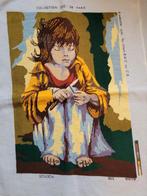 Groot Vintage borduurwerk kind 41-59 cm, Ophalen of Verzenden