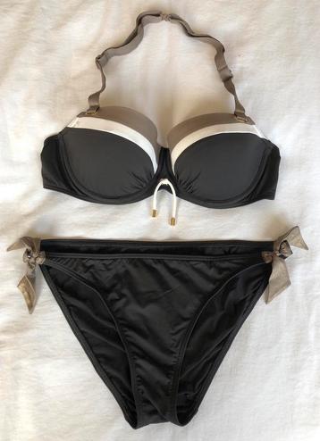 Prima Donna bikini zwart crème goud 75c en S/M