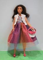 'Barbie Curvy' G78: jurk, hesje, leren tas en schoenen, Kinderen en Baby's, Speelgoed | Poppen, Verzenden, Nieuw, Barbie