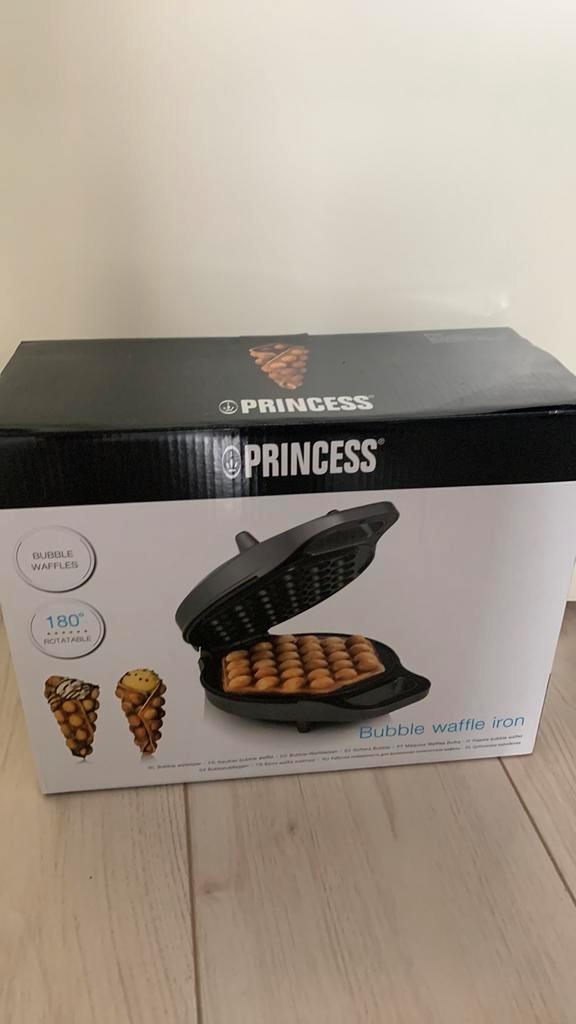Princess Bubble wafelijzer, Witgoed en Apparatuur, Wafelijzers, Nieuw, Ophalen of Verzenden