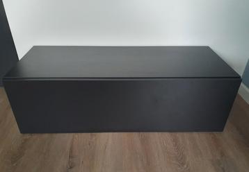 Mooi mat zwart hangend tv-meubel - 100 cm breed beschikbaar voor biedingen