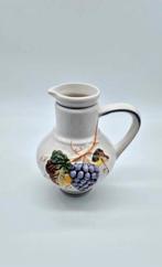 Vintage Portugese Kan - Druivenmotief, Huis en Inrichting, Ophalen of Verzenden, Gebruikt, Rechthoekig, Porselein of Keramiek