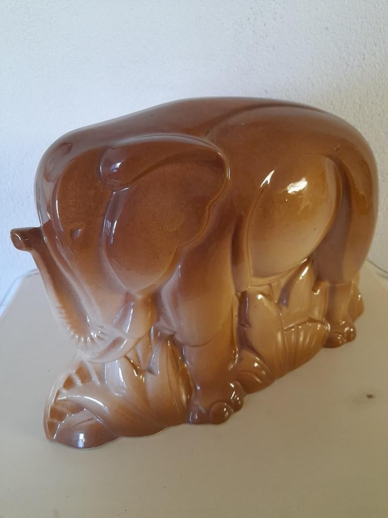 porseleine olifant, Antiek en Kunst, Antiek | Porselein, Ophalen of Verzenden