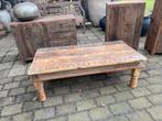 Robuuste salontafel, Ophalen, 100 tot 150 cm, Teakhout, Nieuw