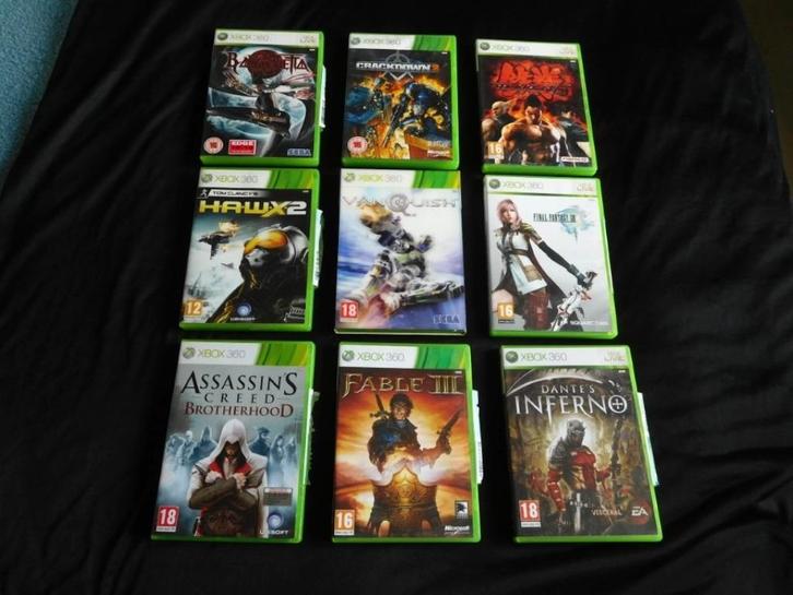XBOX 360 Spelcomputer Games 9 x in perfecte staat., Spelcomputers en Games, Games | Xbox 360, Zo goed als nieuw, Avontuur en Actie