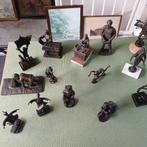 Vol brons hangemaakte beeltjes hele verzameling gaat weg, Antiek en Kunst, Ophalen of Verzenden