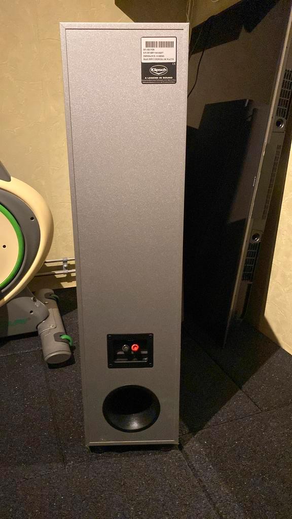 Klipsch SF1 Silver Luidsprekers - 1e Eigenaar, Audio, Tv en Foto, Luidsprekers, Gebruikt, Front, Rear of Stereo speakers, 60 tot 120 watt