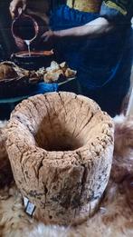 originele ronde oude houten vijzel bakpot, Ophalen