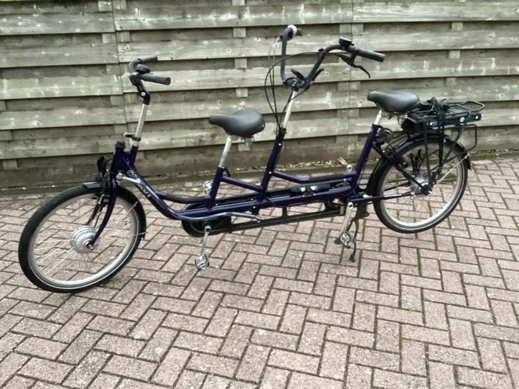 Co-Pilot ouderkindtandem met ondersteuning, Fietsen en Brommers, Fietsen | Tandems, Gebruikt, Minder dan 10 versnellingen, Ophalen of Verzenden