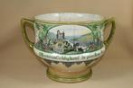 Grote antieke punch bowl / bloempot Villeroy & Boch Mettlach, Antiek en Kunst, Ophalen of Verzenden
