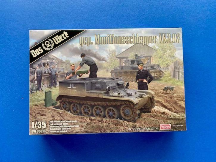 DASWerk	DW35016	Gepanzerter Munitionsschlepper VK3.02	1/35, Hobby en Vrije tijd, Modelbouw | Figuren en Diorama's, Nieuw, 1:35 tot 1:50