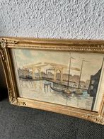 Aquarel Prinseneiland Amsterdam M.H. MacKenzie, Ophalen of Verzenden