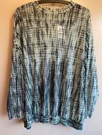 MS mode tie-die doorschijnende top / nieuw / xxl 52 54 groen, Kleding | Dames, Grote Maten, Blouse of Tuniek, Nieuw, Ophalen of Verzenden