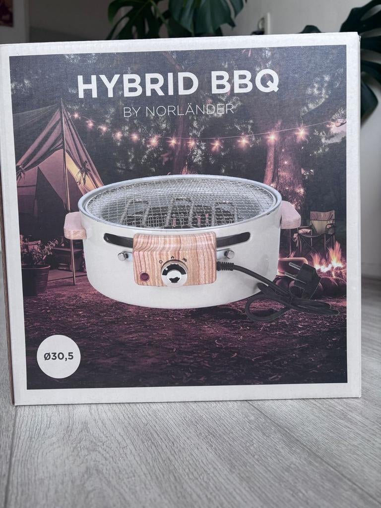Complete Tafel BBQ - Elektrisch & Houtskool - Nieuw, Tuin en Terras, Elektrische barbecues, Ophalen of Verzenden