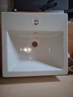 Wastafel keramiek, Huis en Inrichting, Badkamer | Badkamermeubels, Ophalen, Gebruikt, 50 tot 100 cm, Minder dan 100 cm