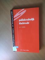 Publiekrechtelijk klachtrecht. Riezebos, Mr. C., Ophalen of Verzenden, Zo goed als nieuw, Sociale wetenschap