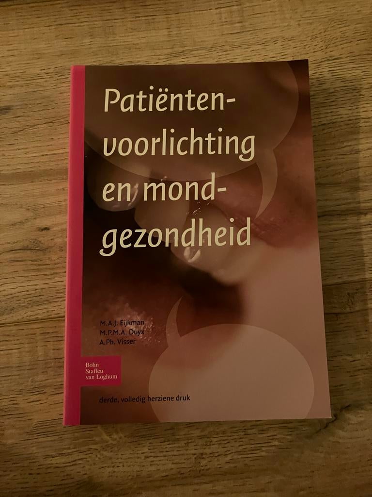 Patiëntenvoorlichting en mondgezondheid - Boek, Boeken, Ophalen of Verzenden, Gamma, Gelezen, HBO