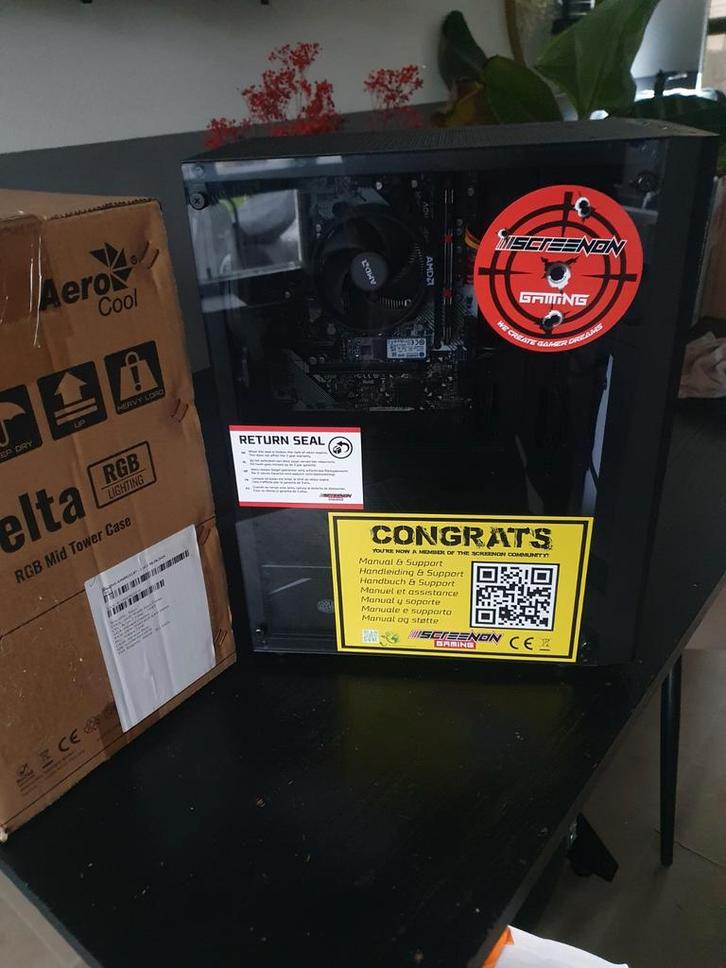 Nieuwe Delta Game Computer/ complete setup, Computers en Software, Desktop Pc's, Zo goed als nieuw, Ophalen