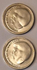 2x 10 euro 2002, Ophalen of Verzenden, Koningin Beatrix, Euro's, Zilver
