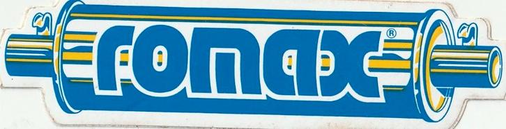 Sticker auto uitlaat Romax, Verzamelen, Stickers, Zo goed als nieuw, Merk, Verzenden