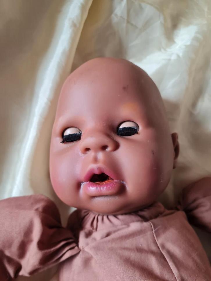 Zapf Creation Babypop - Donkere Huid, Kinderen en Baby's, Speelgoed | Poppen, Gebruikt, Babypop, Ophalen of Verzenden