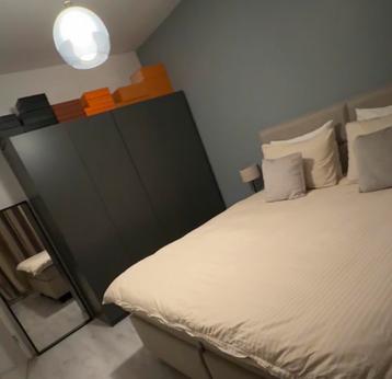 IKEA DONKERGRIJS PAX KAST ZO GOED ALS NIEUW - afbeelding 1