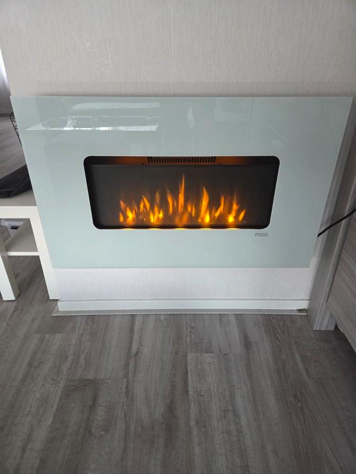 Elektrische Sfeerhaard met Warmte - Wandmontage, Huis en Inrichting, Haarden, Elektrische haard, Ophalen of Verzenden