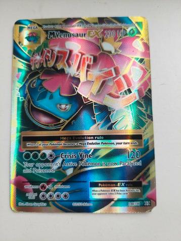 Pokemonkaart Mega Venusaur beschikbaar voor biedingen