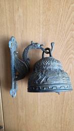 Antieke Bronzen - koperen Deurbel / Drakenbel / Tempelbel, Antiek en Kunst, Ophalen of Verzenden