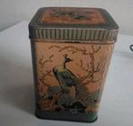 Vintage blikje pauw motief, Verzamelen, Blikken, Ophalen of Verzenden, Zo goed als nieuw, Overige