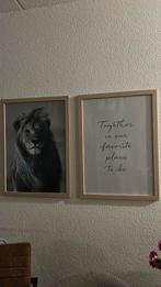 2 grote fotolijsten met poster, Ophalen of Verzenden, Zo goed als nieuw