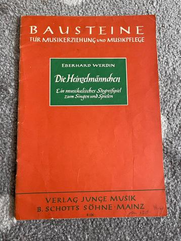 Partij vintage bladmuziek beschikbaar voor biedingen